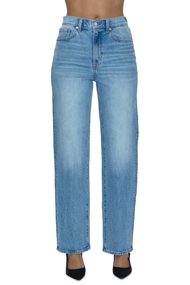 Cassie High Waist Straight Leg Jeans, Main, color, FONDA