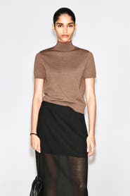 COS Merino Wool Turtleneck Top