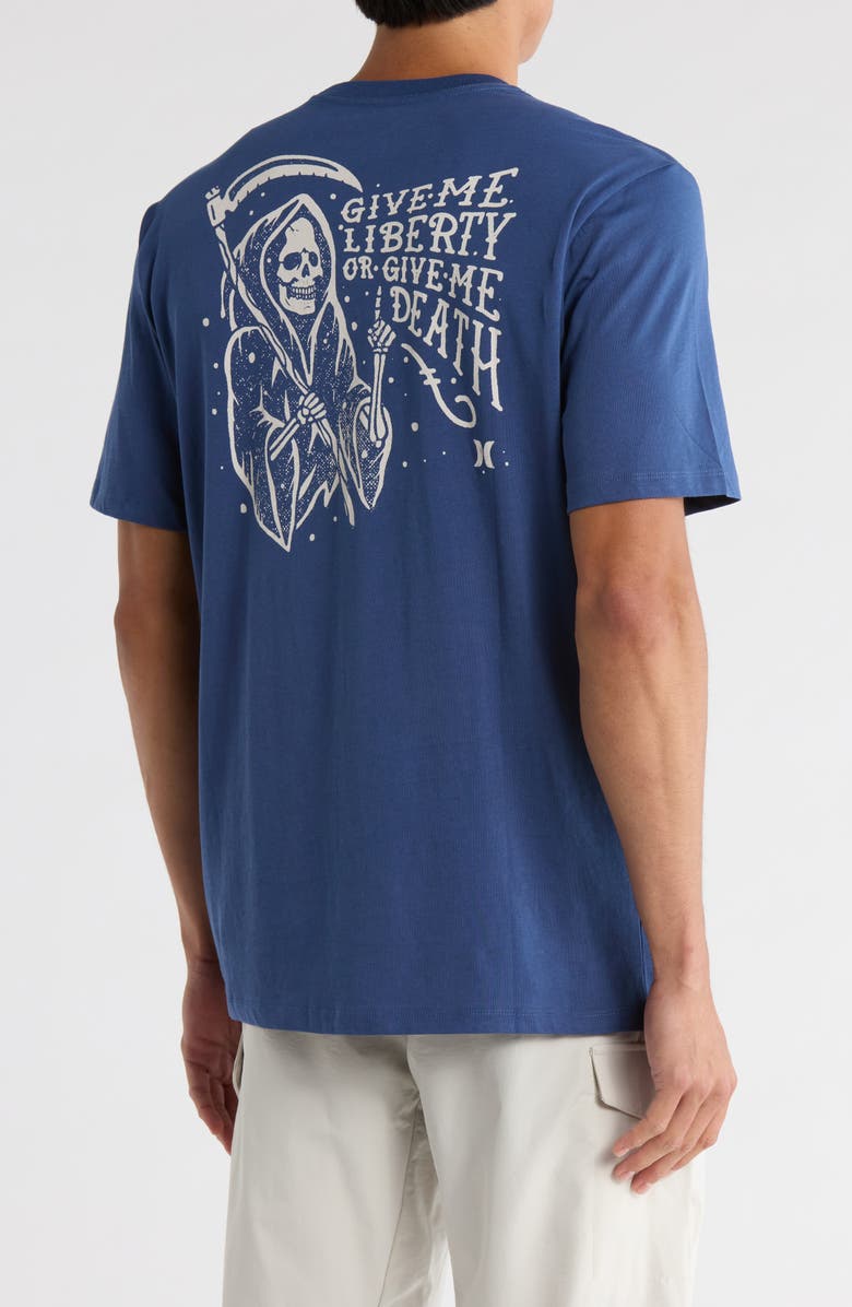 Hurley Liberty Reaper Logo Cotton Graphic T-Shirt, Alternate, color,