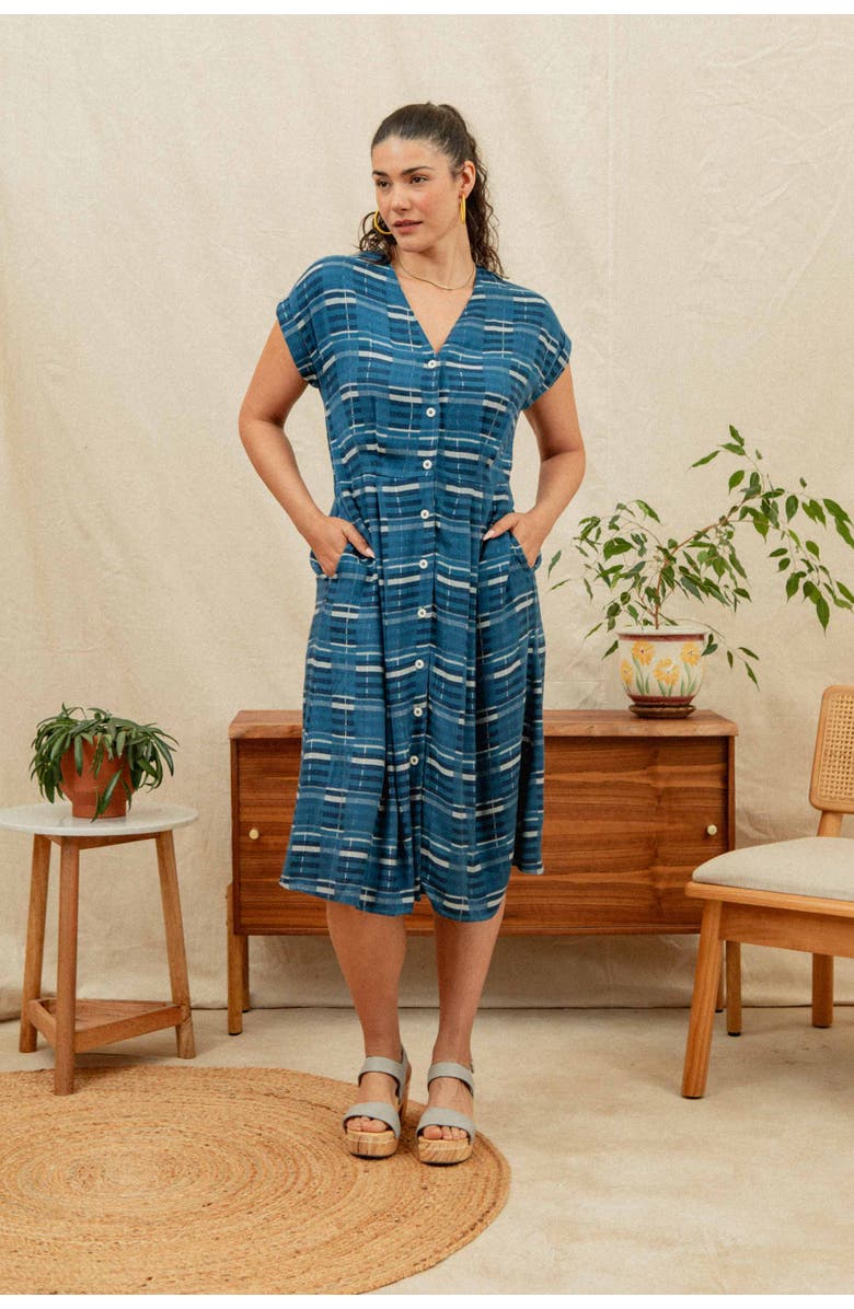 Bridge & Burn Eileen Dress, Alternate, color, Stormcrest Stripe