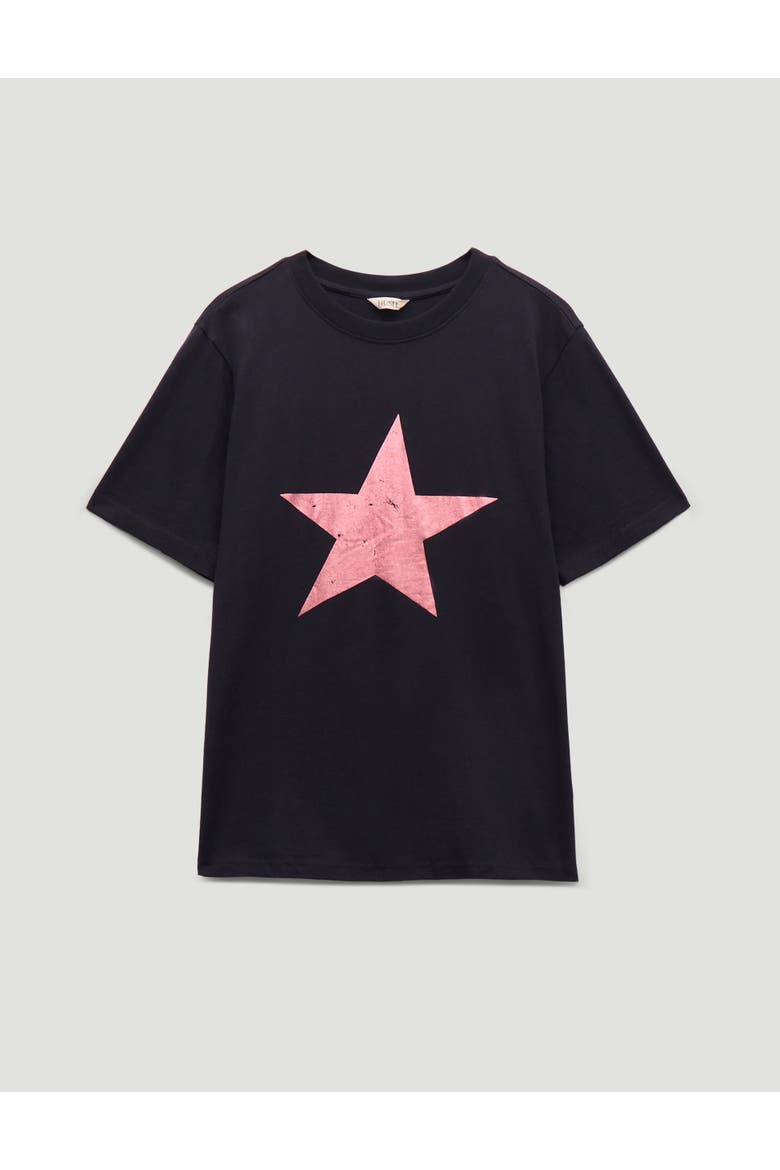 Bea Graphic Star T-Shirt, Alternate, color, Navy Blue