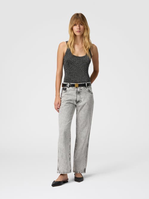 Missoni Scoop-neck Metallic-effect Tank Top In Black