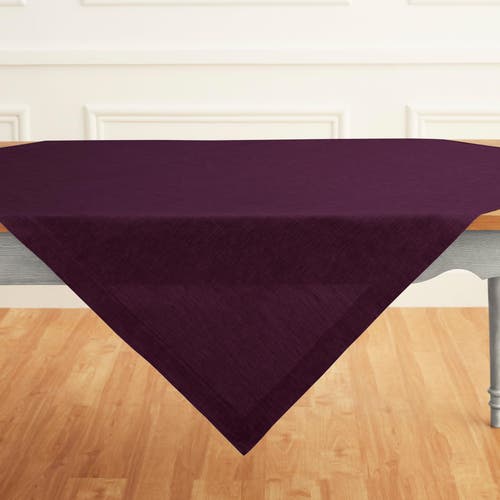 Solino Home Linen Table Throw In Purple