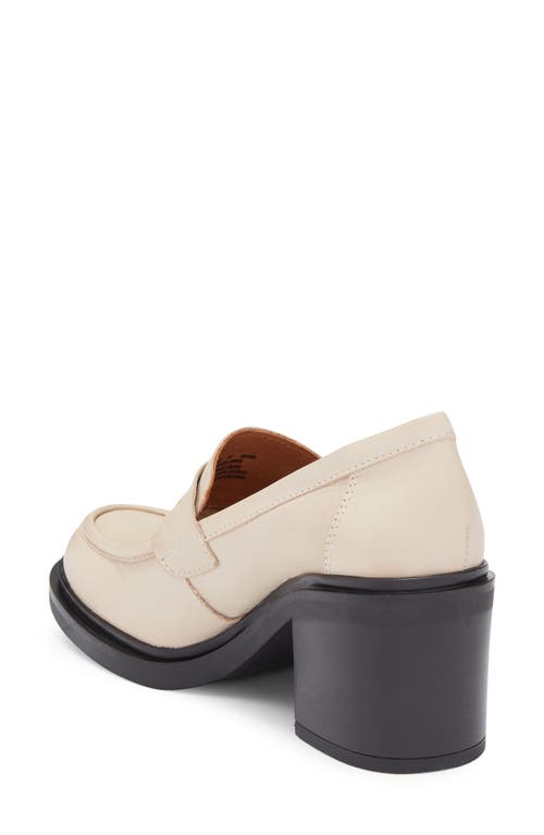 Miz Mooz Day Block Heel Penny Loafer