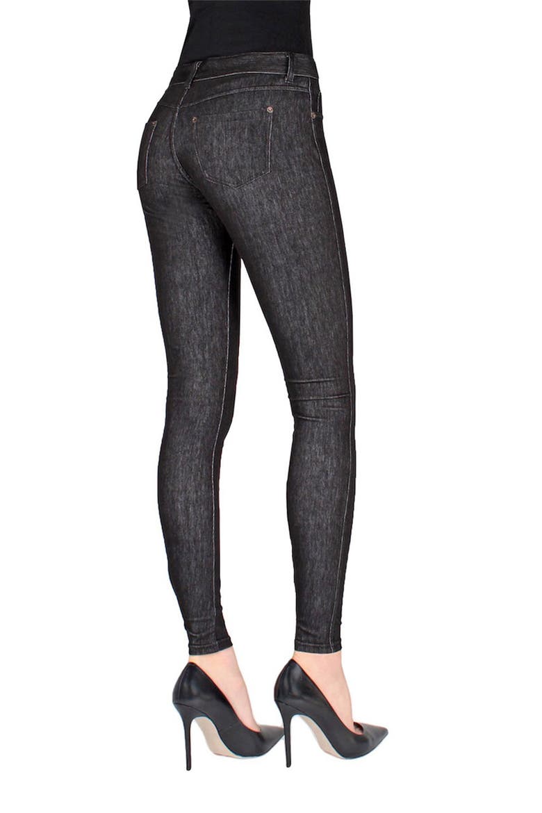 Zipper Leggings, Alternate, color, BLACK