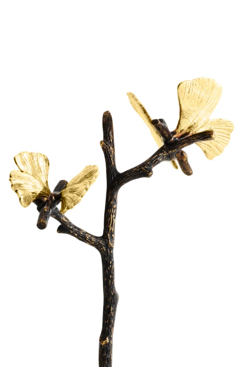 Butterfly Ginkgo Salt & Pepper Shake Set, Alternate, color, GOLD/ SILVER