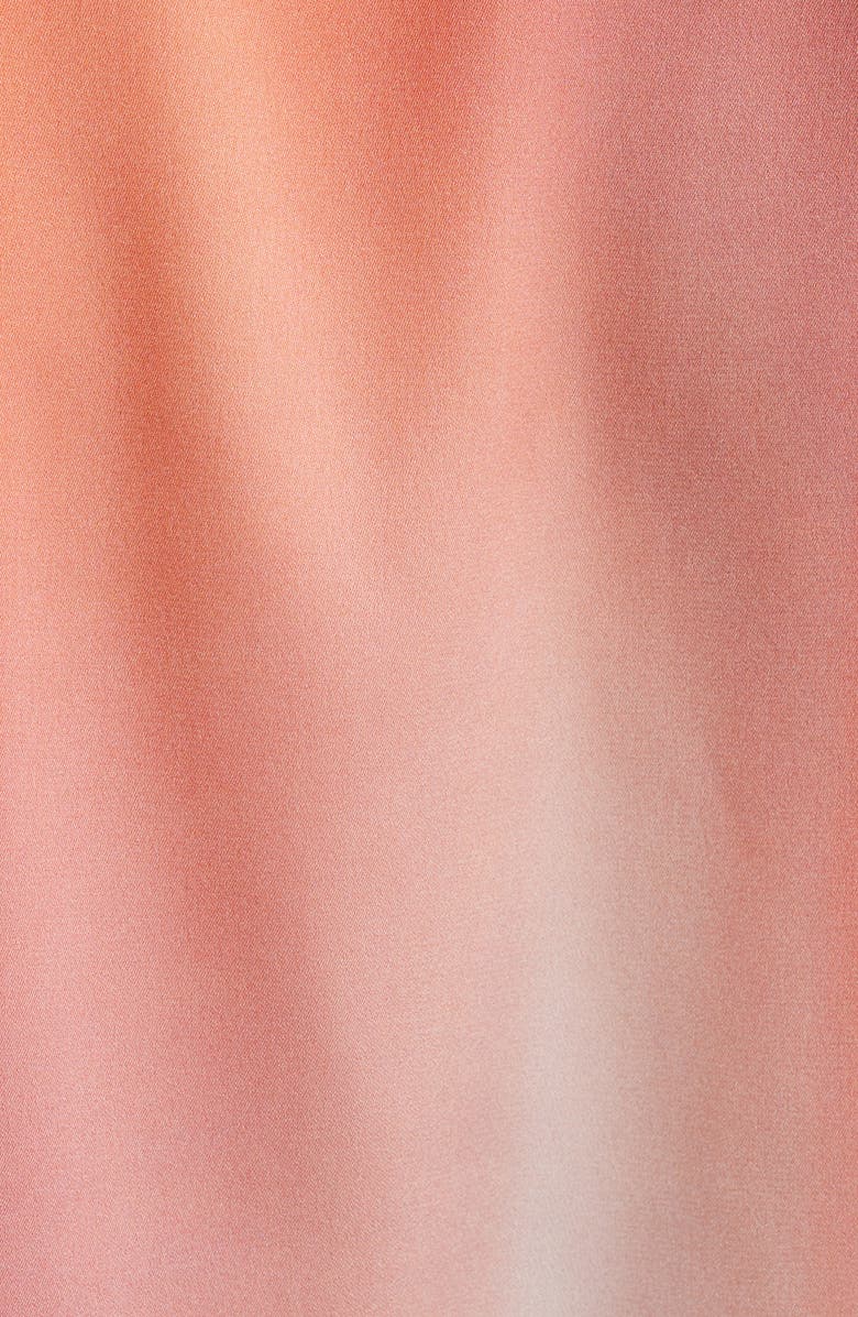 KOBI HALPERIN Pleated Sleeveless Stretch Silk Top, Alternate, color, Poppy Multi