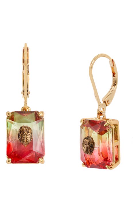 Gradient Crystal Drop Earrings