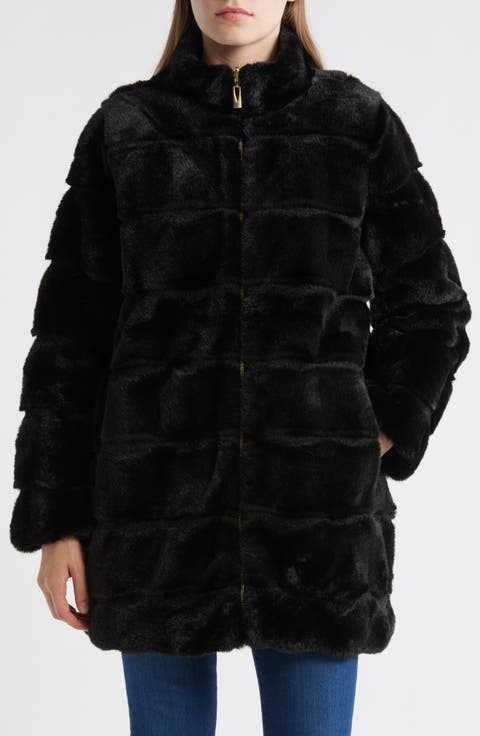 ジャケット・アウター Faux Fur Reversible Coat Women's Reversible Faux Fur Coats | Nordstrom
