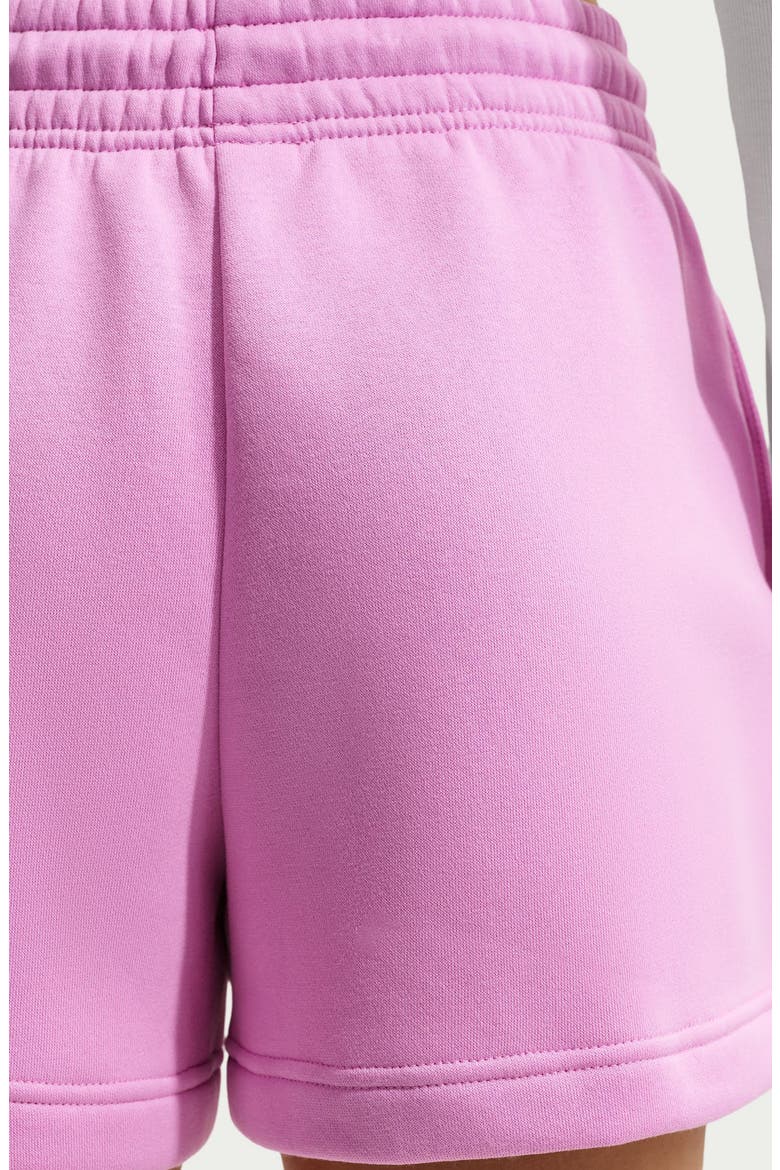 Sportswear Phoenix Fleece Mid-Rise 4-Inch Shorts, Alternate, color, LIGHT MAGENTA/ SAIL