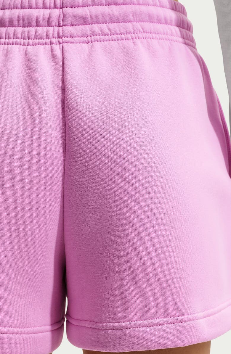 Nike Sportswear Phoenix Fleece Mid-Rise 4-Inch Shorts, Alternate, color, Light Magenta/ Sail