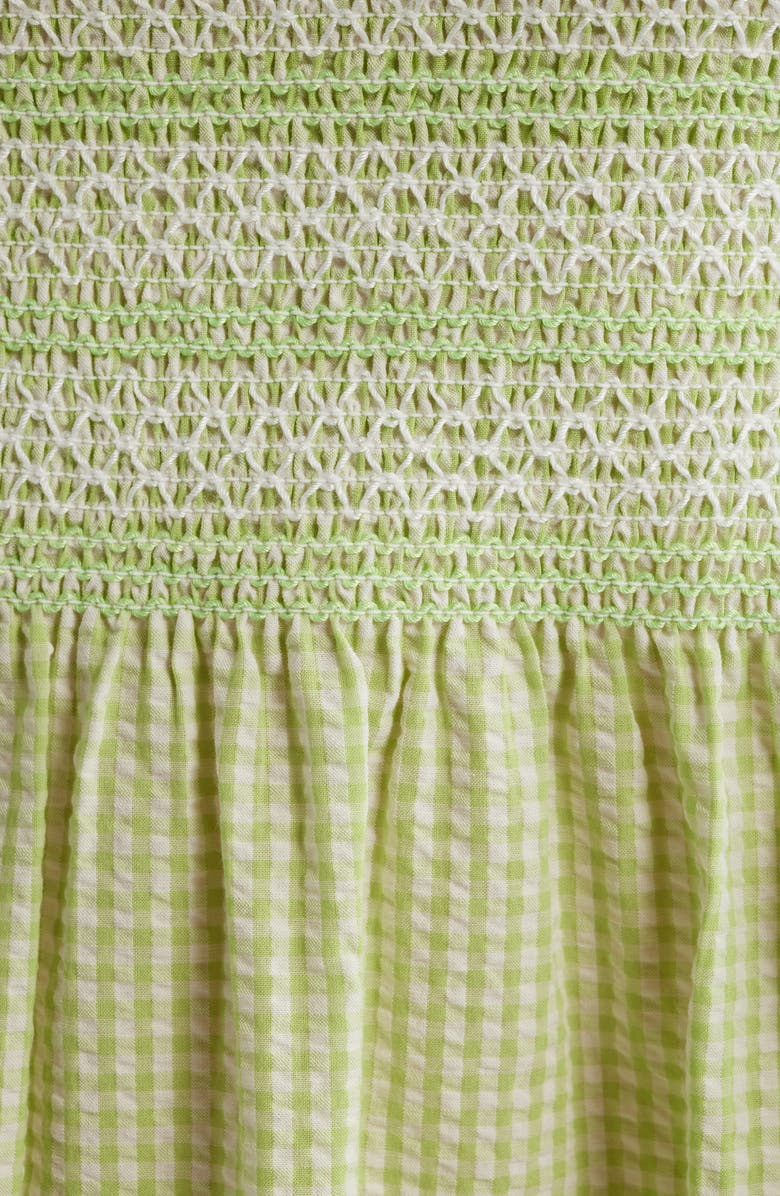Hill House Home The Seraphina Nap Minidress, Alternate, color, Green/White Gingham