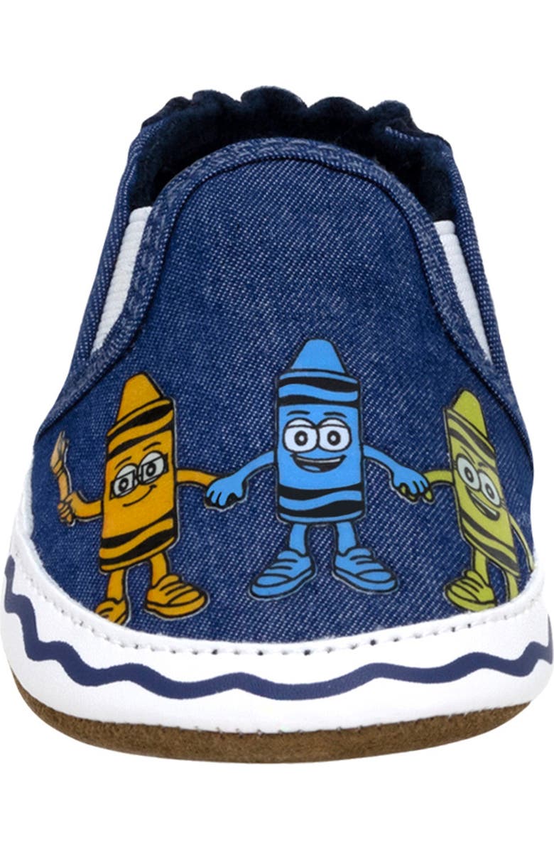 Robeez<sup>®</sup> x Crayola<sup>™</sup> Pals Crib Shoe, Alternate, color,