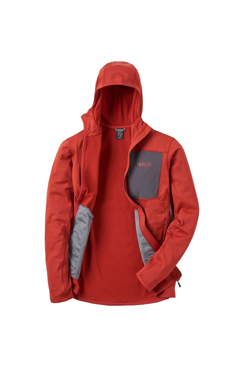Superflux Hooded Jacket - Men's, Alternate, color, Tuscan Red