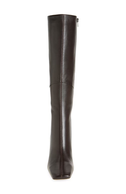 Tony Bianco Fantasy Heeled Boot In Chocolate Nappa