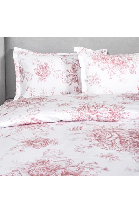 400 Thread Count Cotton Toile Duvet Set