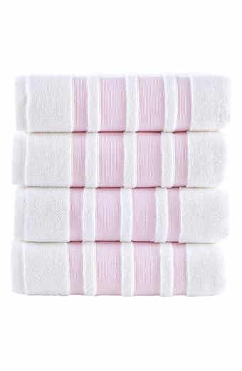 Brooks Brothers Contrast Border 4-Piece Towel Set
