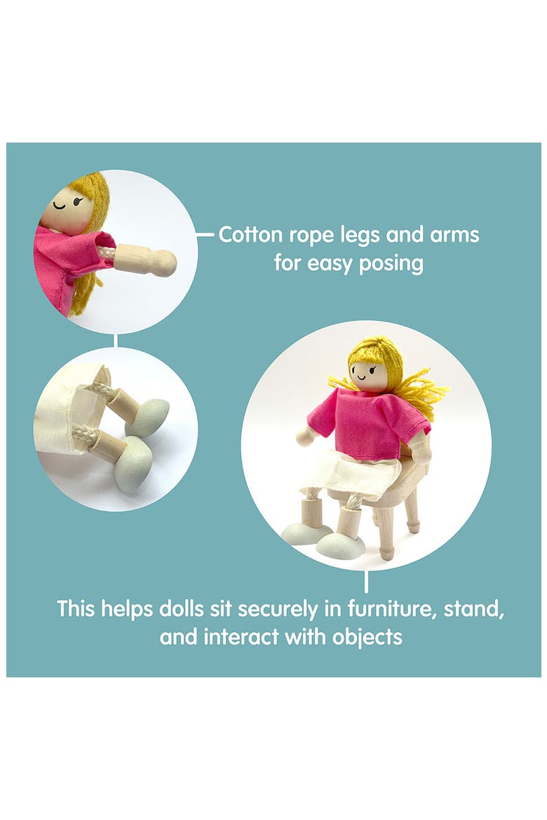 4-Piece Doll Family, Alternate, color, ASSORTED