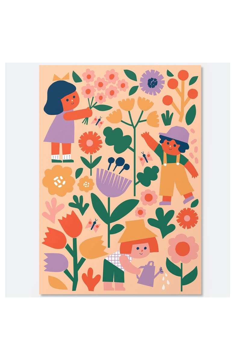 Journey of Something Paint By Numbers, Flower Patch, DIY Art Craft Kit, Alternate, color, 