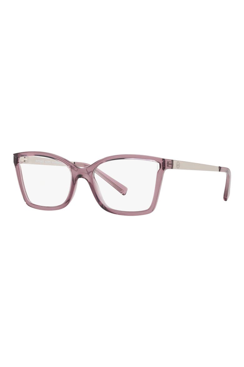 54mm Rectangular Optical Glasses, Alternate, color, BURGUNDY CRYSTAL