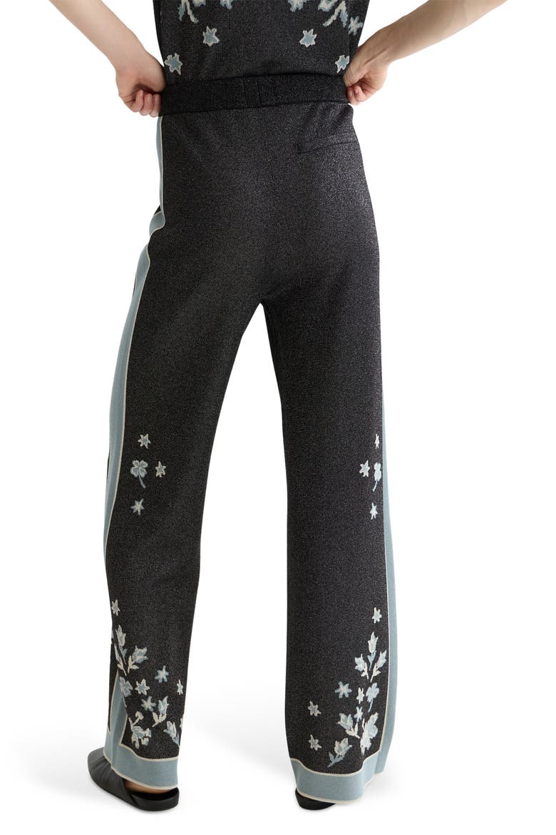 40 Years Jacquard Knit Pants, Alternate, color, METEORITE