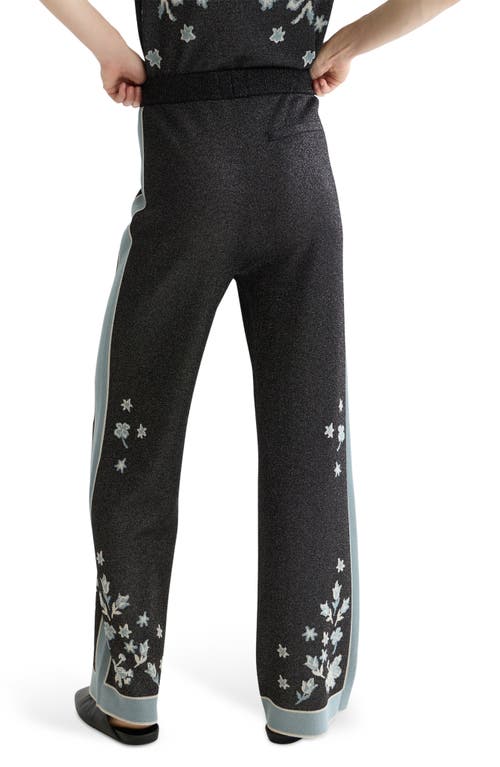 Scotch & Soda 40 Years Jacquard Knit Pants In Gray