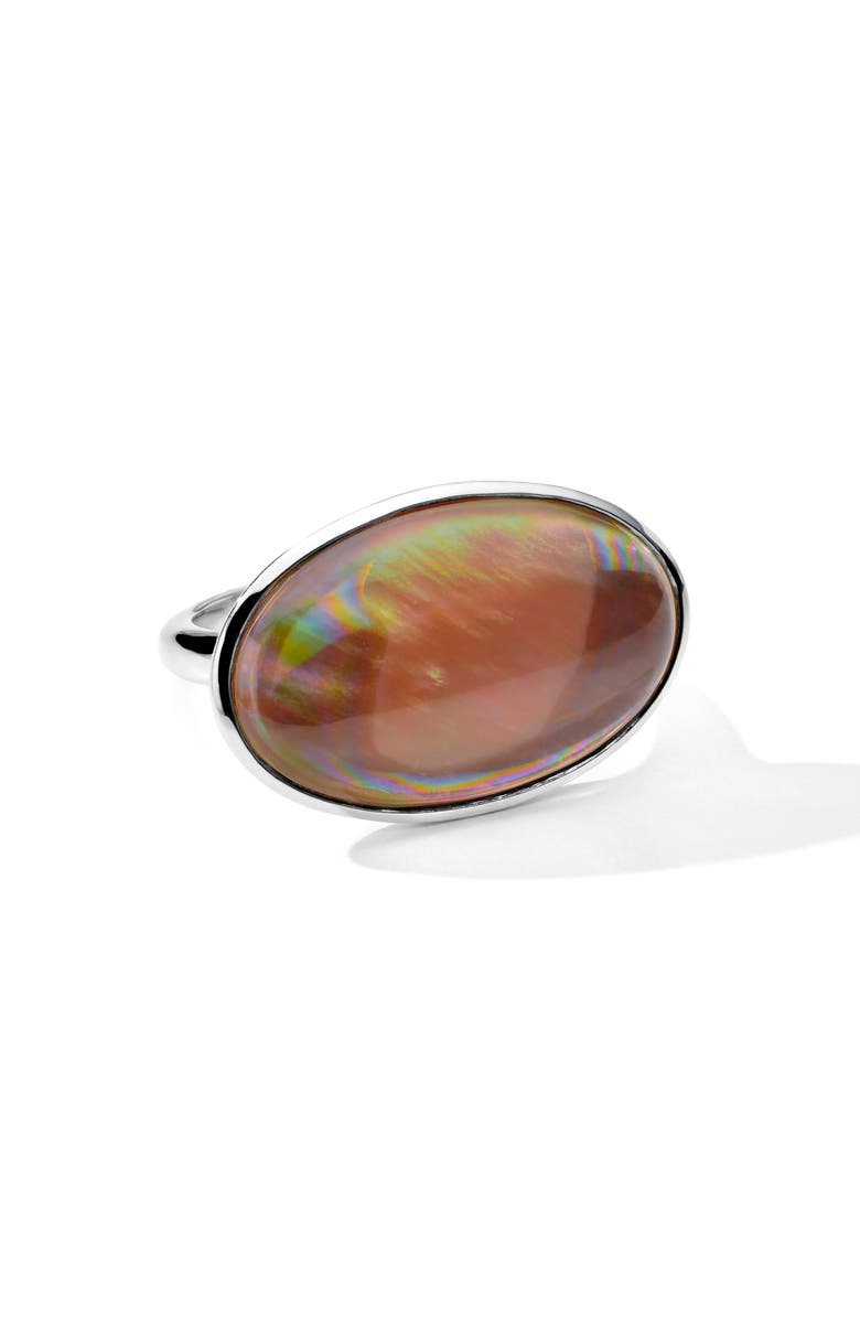 Ippolita Ondine Sculptured Large Oval Ring, Alternate, color, Silver Multi