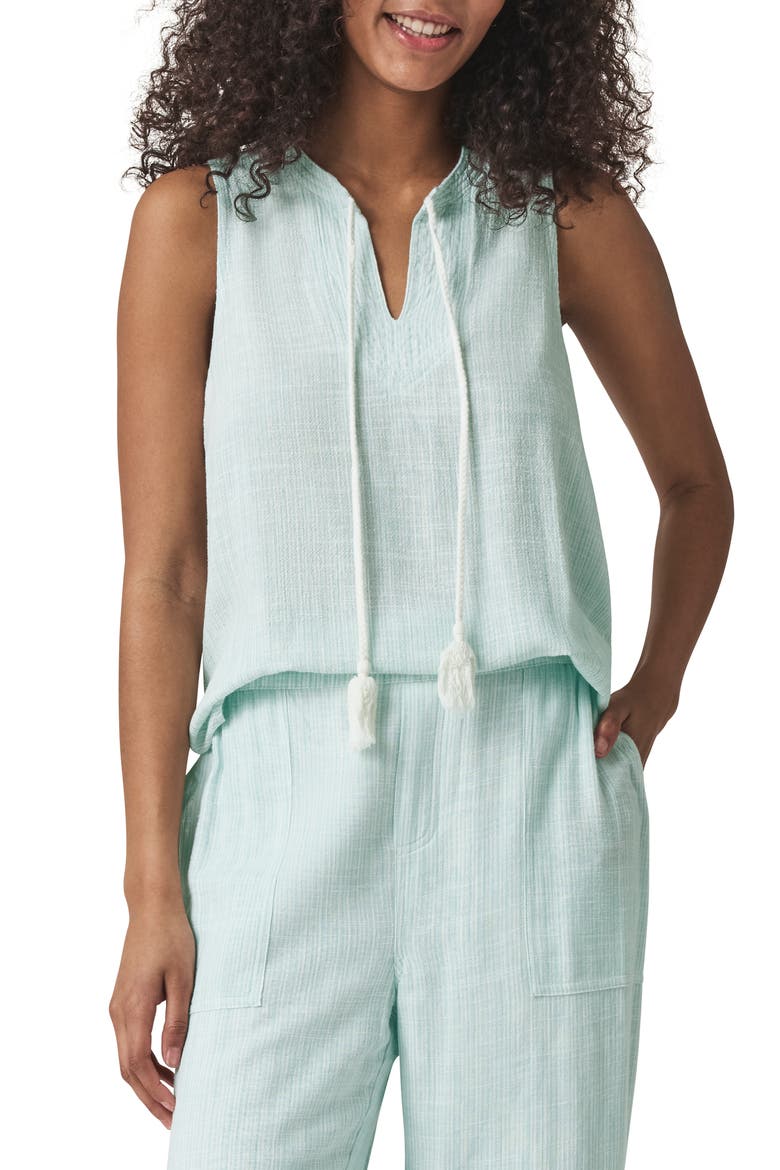 Layla Tank, Main, color, MINT STRIPE