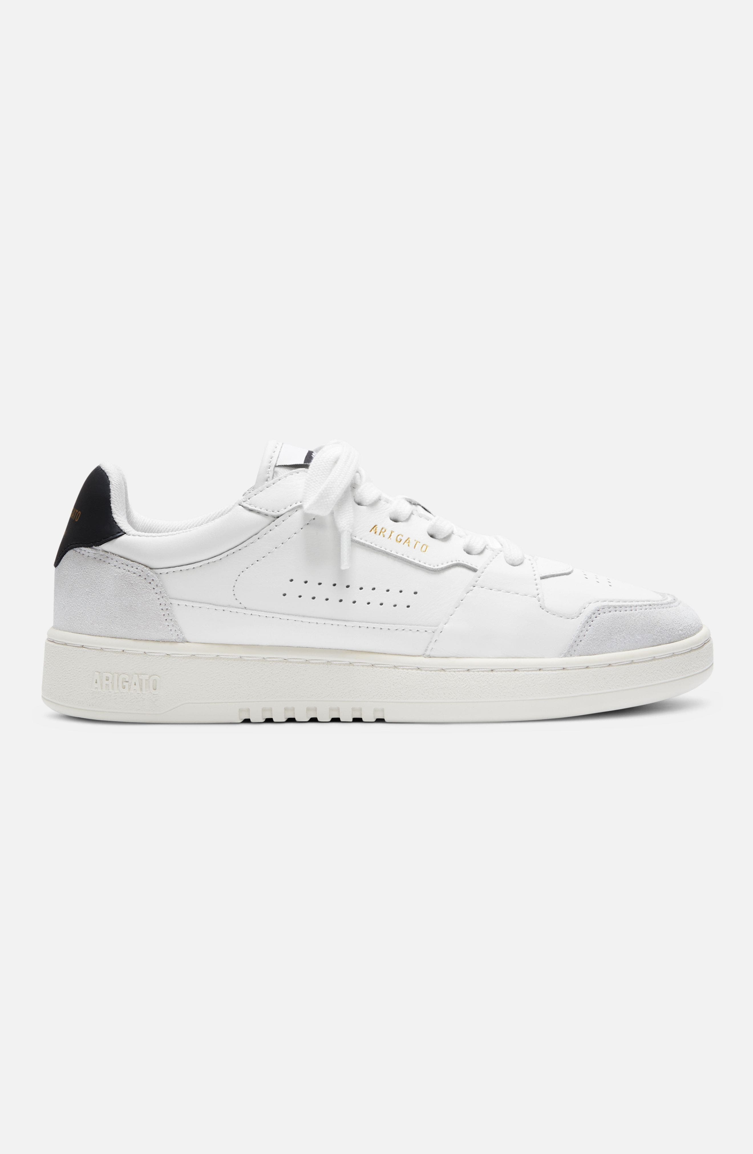 Dice Lo Leather Sneaker - Men's, Alternate, color, White/Black