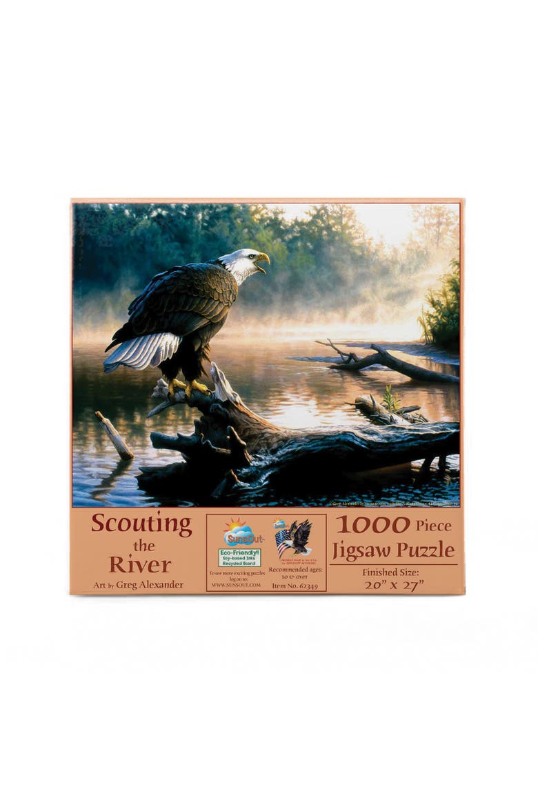 Scouting the River 1000 piece Jigsaw Puzzle for Adults, Alternate, color, Multicolor