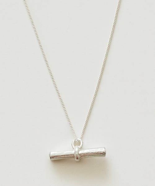 By Georgia Toggle Necklace In Silver