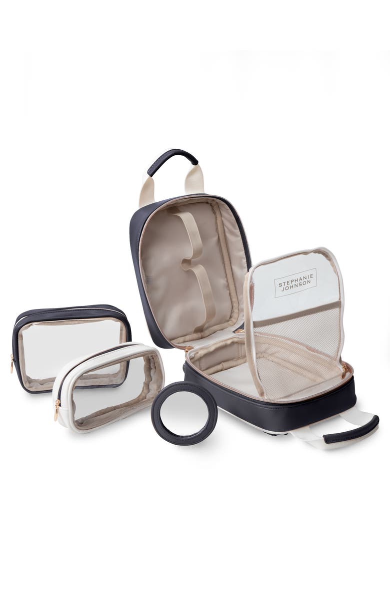 Stephanie Johnson Marabella Marine Blue Travel Case, Alternate, color, Blue