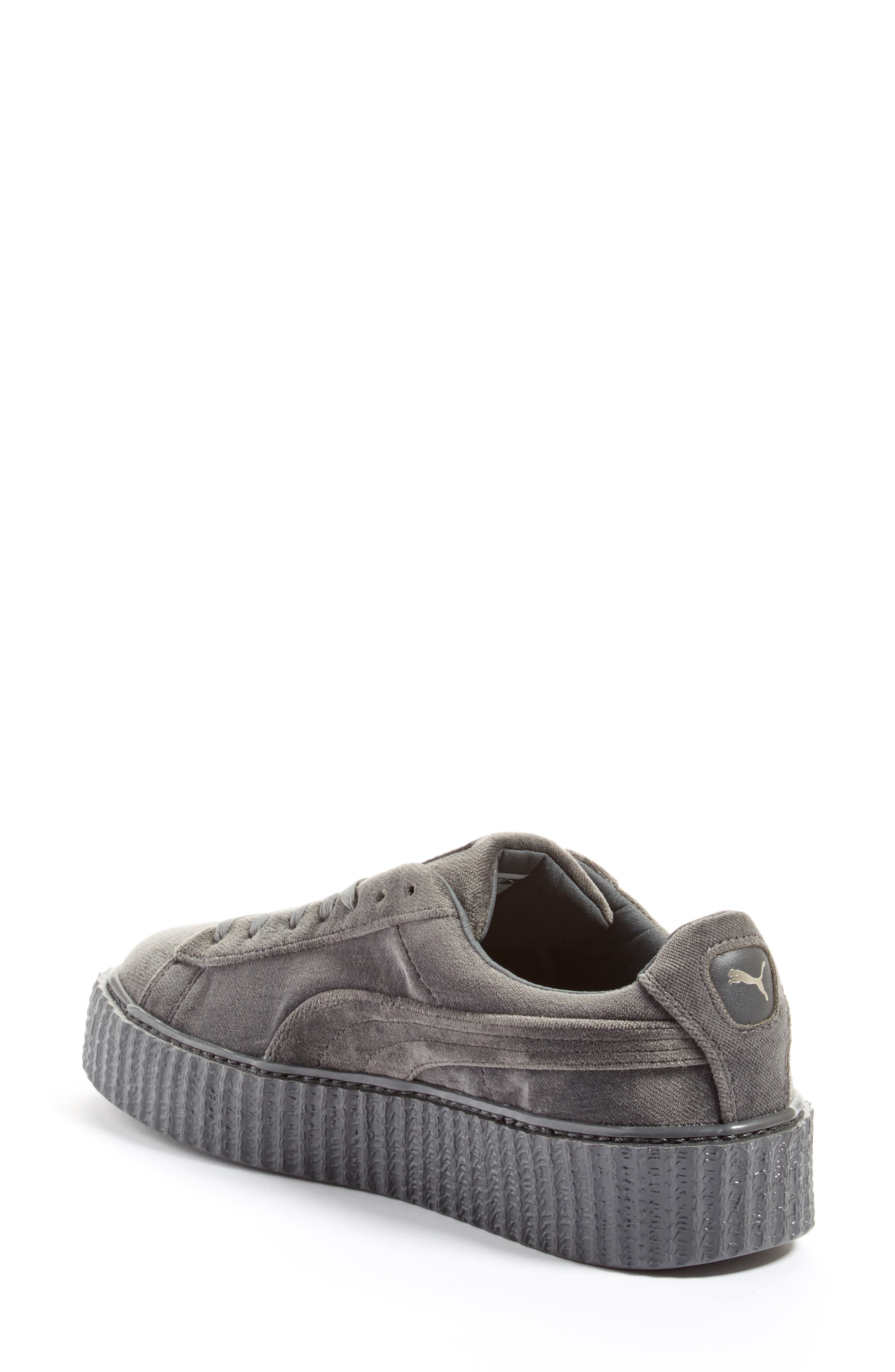 FENTY PUMA by Rihanna Creeper Sneaker (Women), Alternate, color, GLACIER GREY/ GLACIER GREY