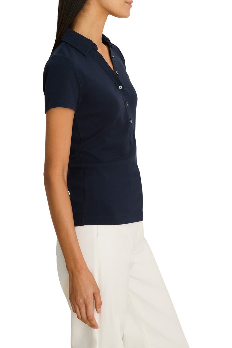 Perfect Knit Rib Polo, Alternate, color, DARK INDIGO