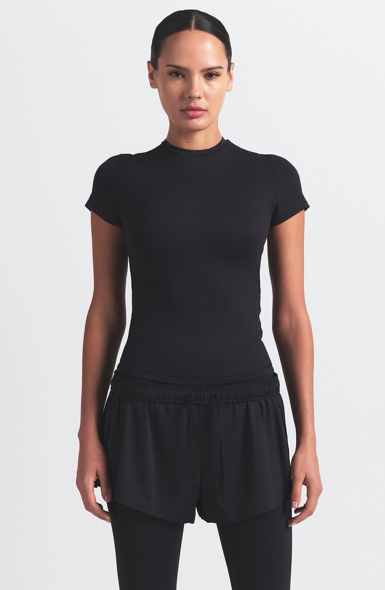 NikeSKIMS Airy Mini Shorts, Alternate, color, 