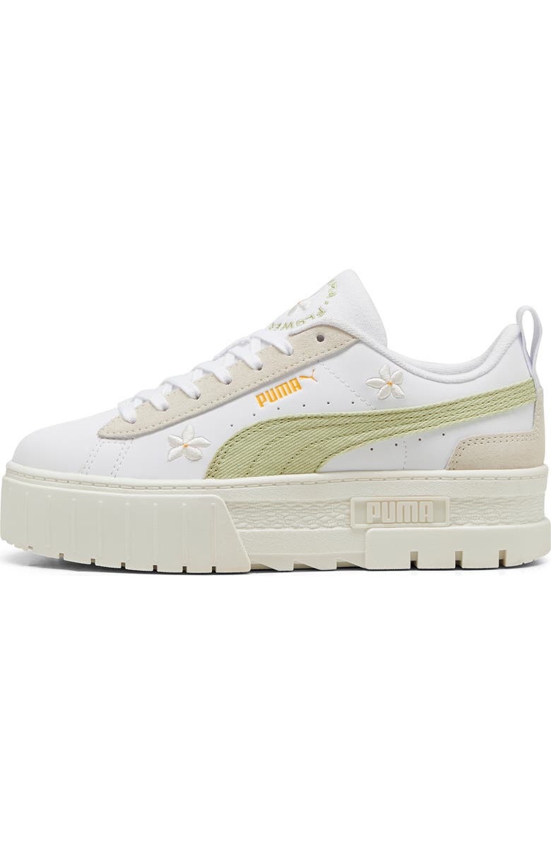 PUMA Mayze Floral Embroidery Platform Sneaker, Alternate, color,