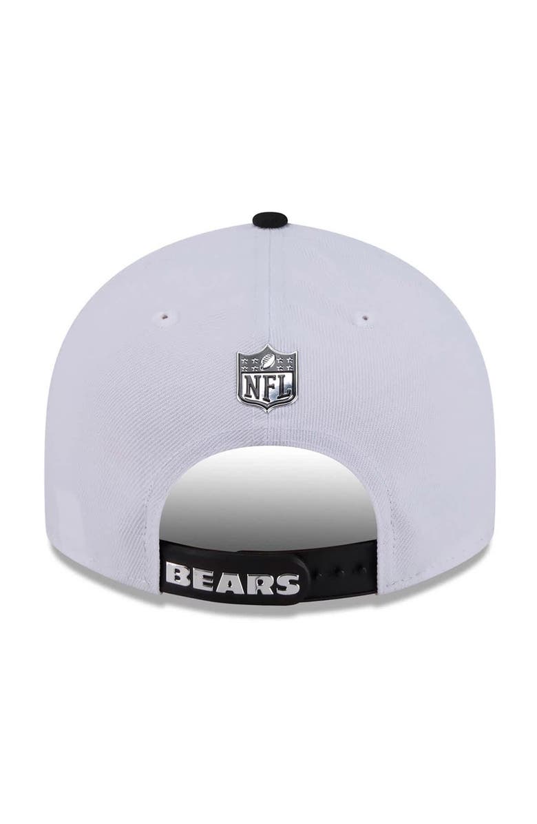 New Era Men's New Era  White/Black Chicago Bears 2026 NFL Draft Pre-Curved 9FIFTY Snapback Hat, Alternate, color, White