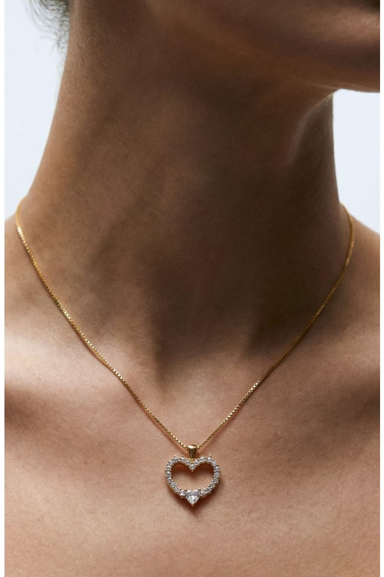The Heart Pendant Necklace, Alternate, color, GOLD