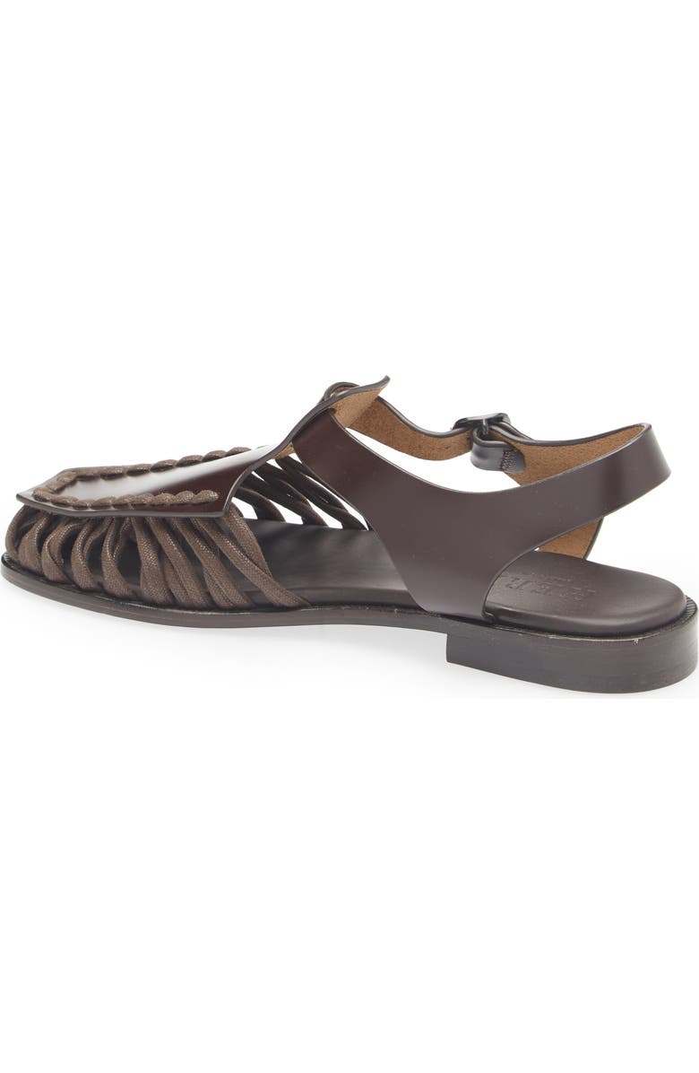 HEREU Alaro Ankle Strap Sandal, Alternate, color, Dark Brown