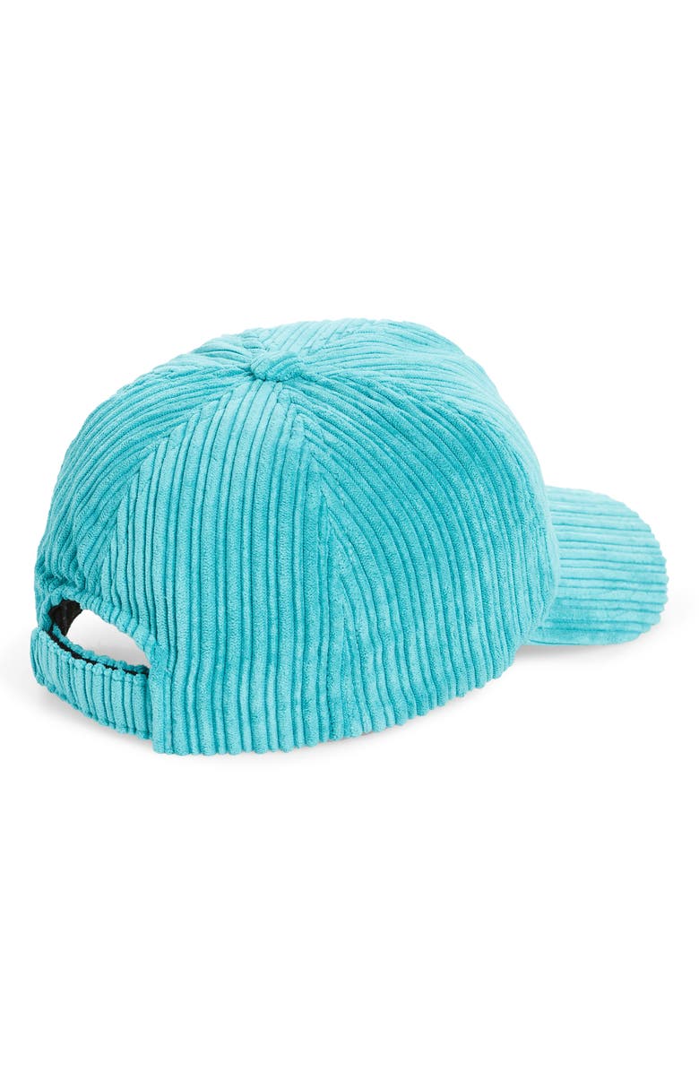 Isabel Marant Tyron Logo Corduroy Baseball Cap, Alternate, color, 