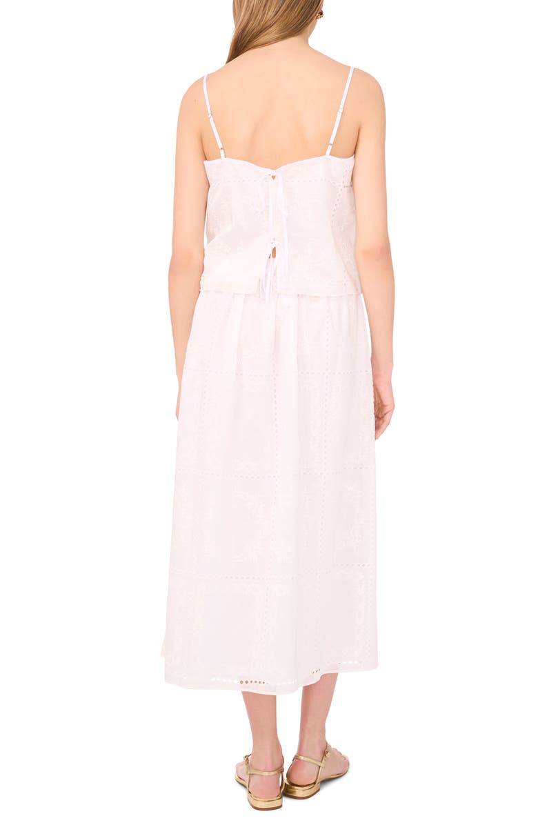 1.STATE Eyelet Midi Skirt, Alternate, color, Ultra White