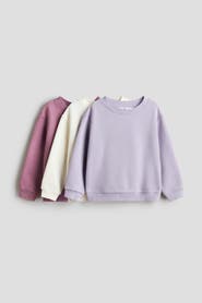 H&M 3-pack Brushed-inside Sweatshirts