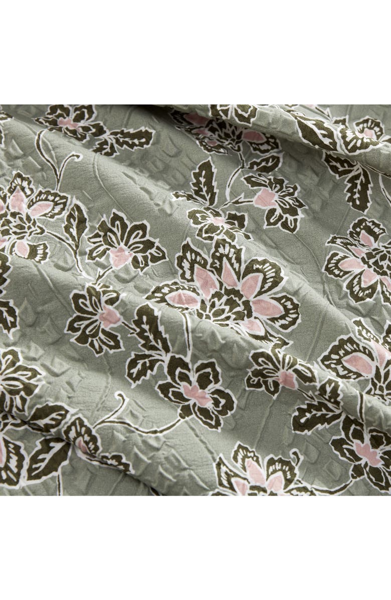 Jessica Simpson Botani Duvet Set, Alternate, color, Sage Green