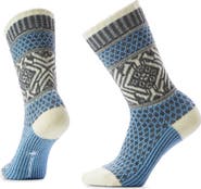Smartwool Everyday Cozy Popcorn Snowflake Merino Wool Blend Crew Socks
