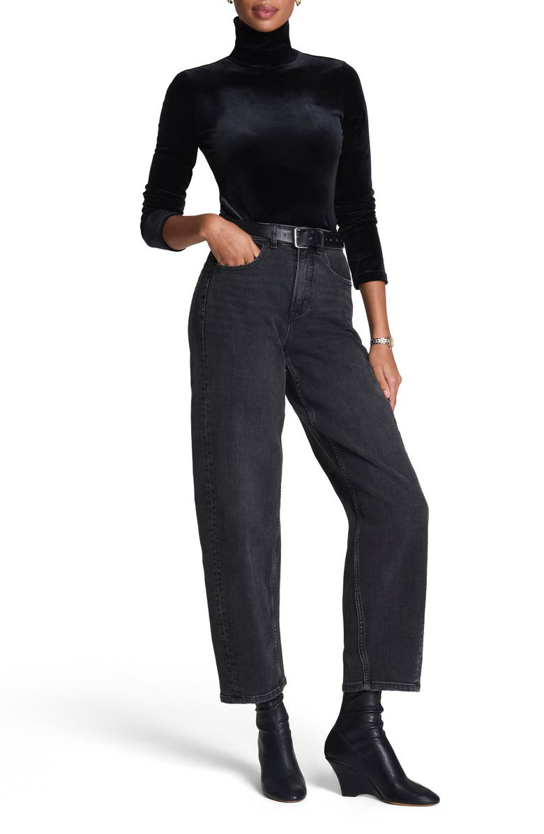 SPANX<sup>®</sup> Velvet Mock Neck Top, Alternate, color, 