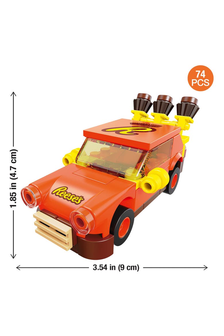 Hershey's REESE'S Peanut Butter Racer Building Set, Alternate, color, Yellow