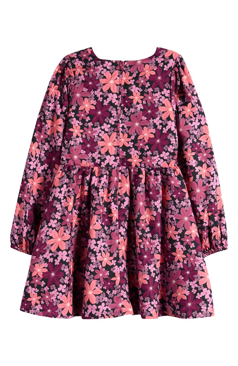 Peek Aren't You Curious Kids' Floral Long Sleeve Dress, Alternate, color, 