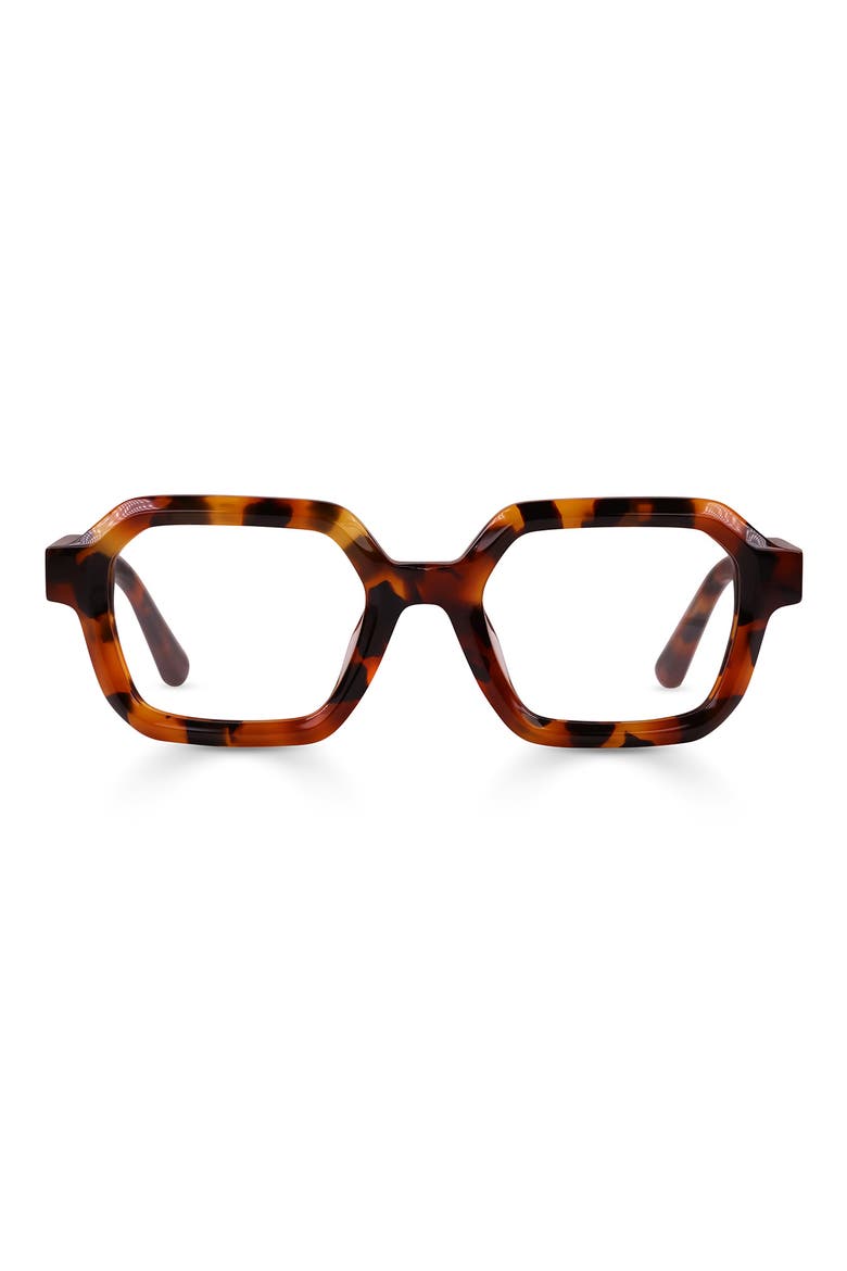 Eye-Con 46mm Square Reading Glasses, Main, color, TORTOISE