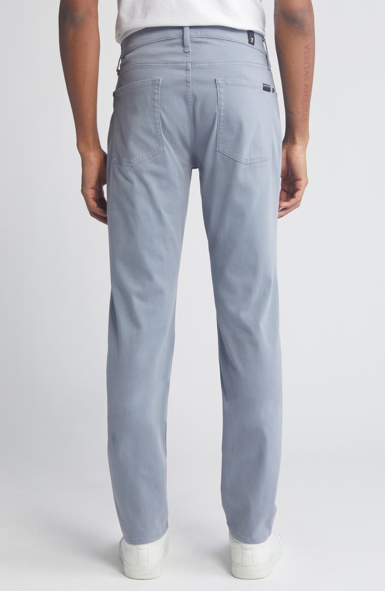7 For All Mankind Slimmy Luxe Performance Plus Slim Fit Pants, Alternate, color, Dusty Blue