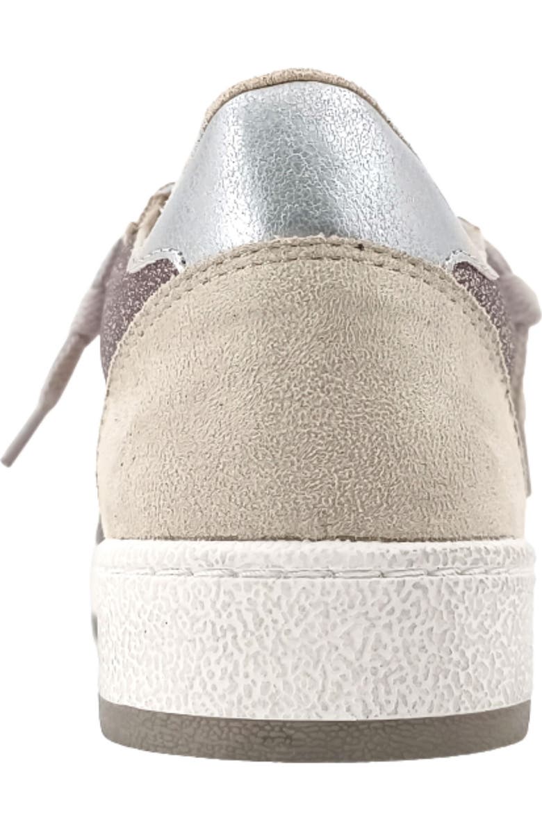 SHUSHOP Paz Low Top Sneaker, Alternate, color, Pewter Glitter